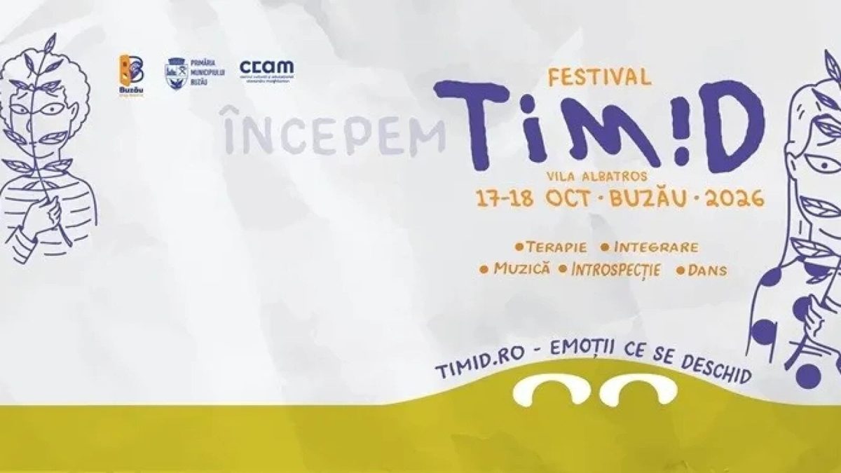 Festivalul dedicat sănătății emoționale, TIM! D, are loc în weekend la Buzău (Foto: Știripesurse)