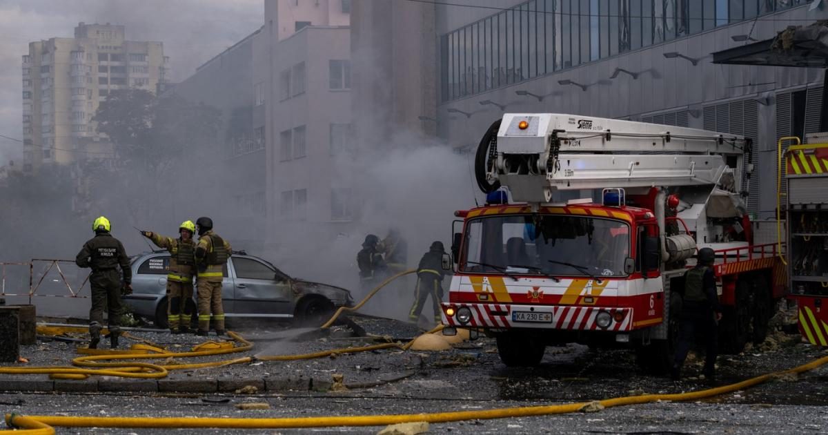 Atac rusesc cu rachete balistice asupra Kievului provoacă morți și pene de curent (Foto: Observator (Antena 1))