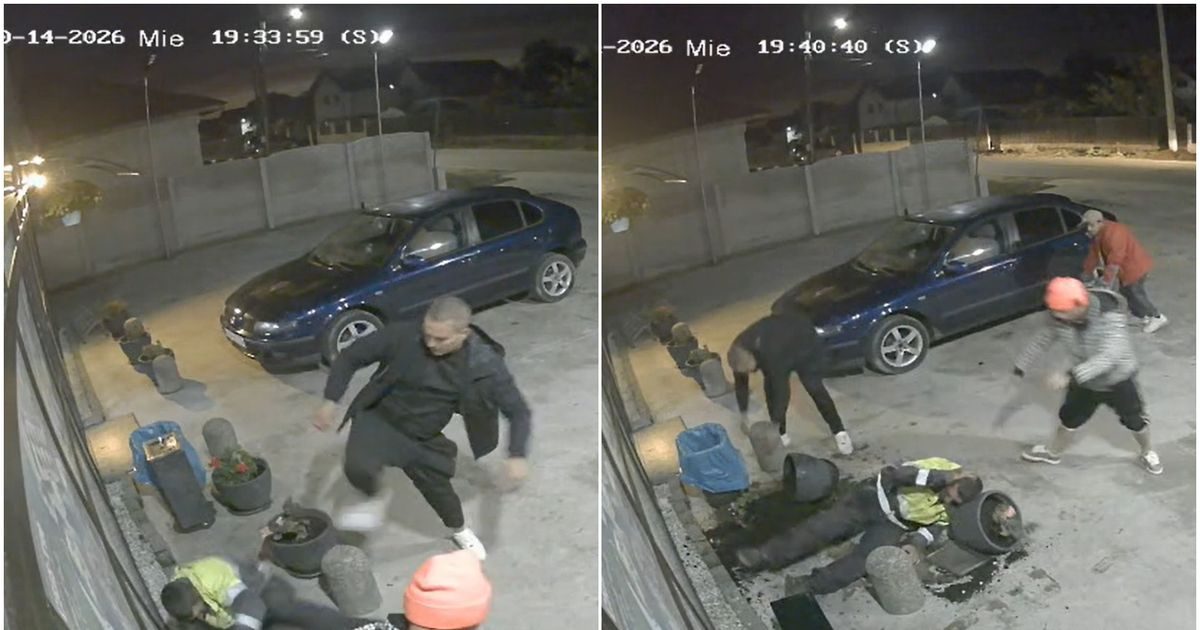 Doi bărbați sunt acuzați că au bătut un localnic în Mogoșani, care a ajuns în stare critică. (Foto: Știrile Kanal D)