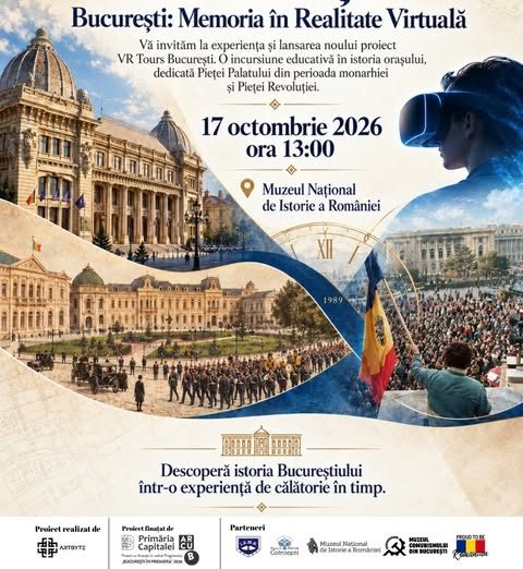 O experiență VR prezintă Piața Palatului din București în monarhie și comunism (Foto: Agerpres)