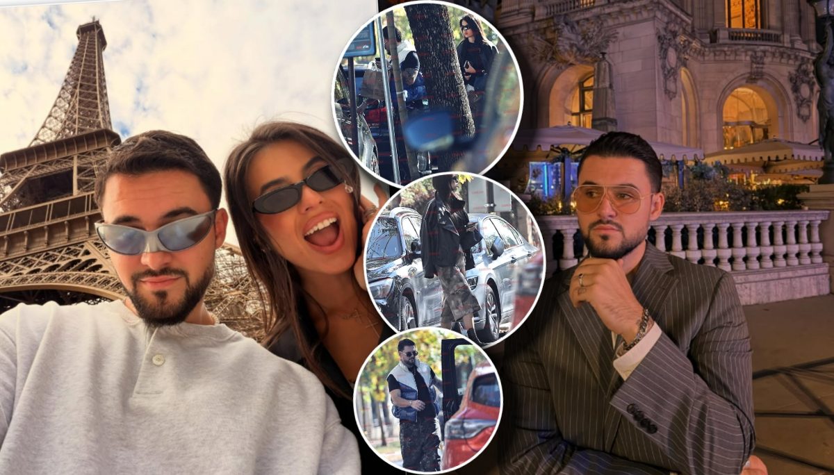 Noi imagini cu Mario Fresh și iubita lui, Miruna. Ipostazele în care cei doi au fost surprinși pe străzile din Capitală (Foto: România TV)