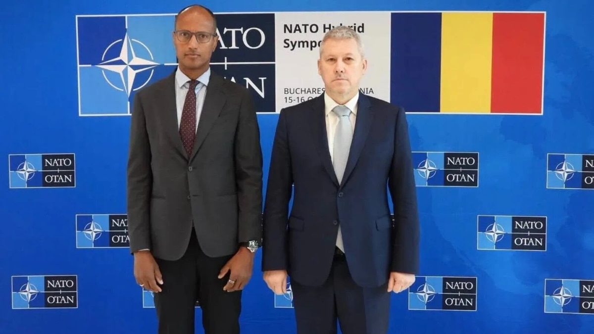 NATO Hybrid Symposium 2026, la București. Cătălin Predoiu avertizează că a crescut numărul amenințărilor hibride (Foto: Știripesurse)