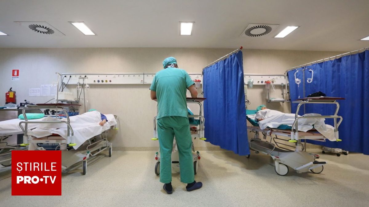 Hepatita A pune presiune pe spitale. Copii internați câte doi în pat, din cauza numărului mare de bolnavi (Foto: Știrile ProTV)