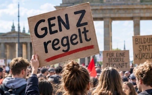 Tinerii din Germania sunt chemați la proteste inspirate de manifestațiile din Franța (Foto: News.ro)